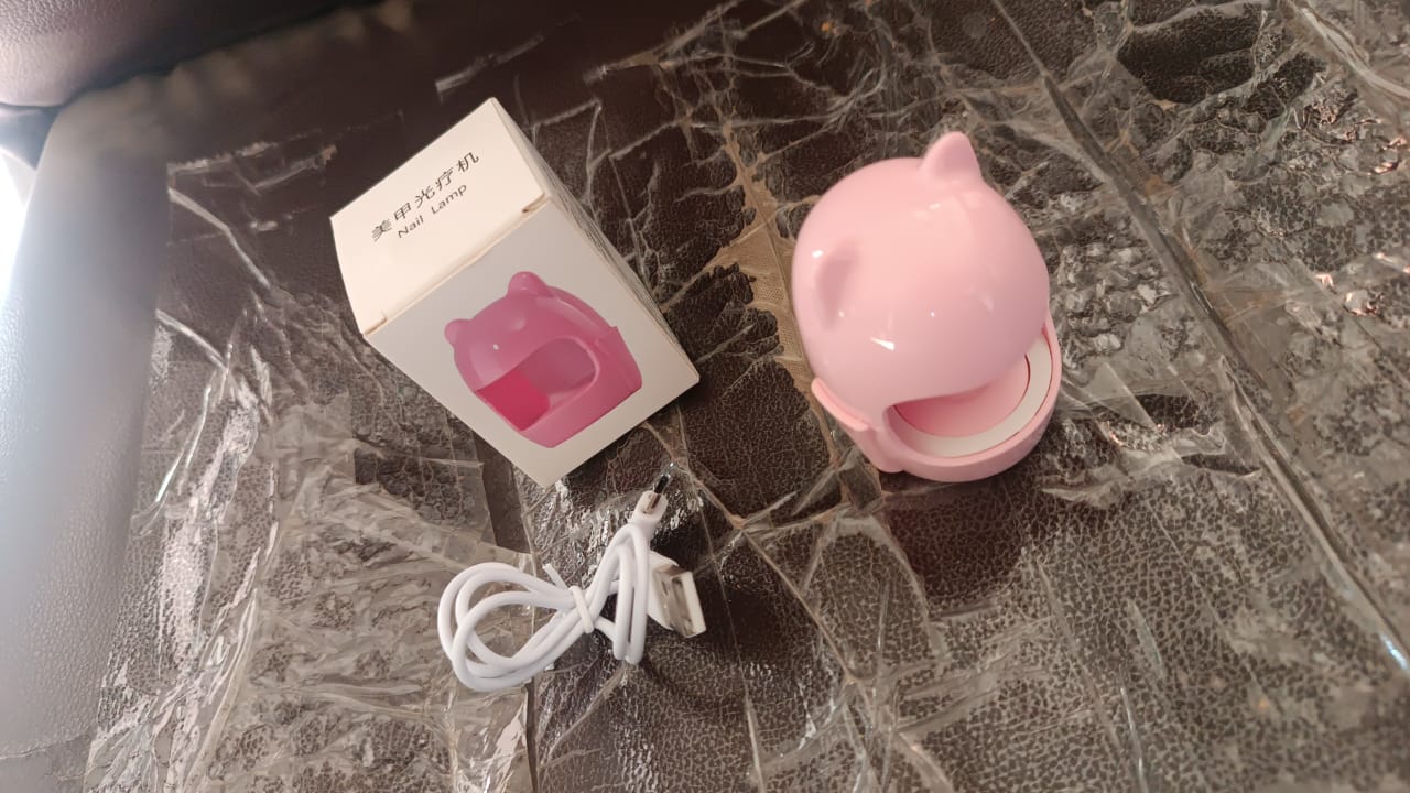 Mini LED Nail Dryer – USB Rechargeable Nail Polish Curing Lamp (1 Pc) Mini LED Nail Dryer – USB Rechargeable Nail Polish Curing Lamp (1 Pc)